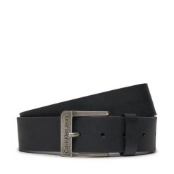 Pasek Męski Calvin Klein Jeans. Czarne paski Calvin Klein Jeans, bez wzorów, z jeansu. Za 229.99 zł.