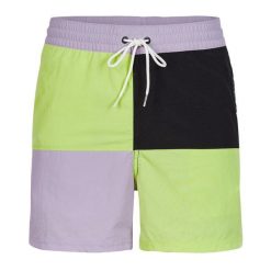 Szorty kąpielowe męskie O'Neill Wilder Colorblock 16''. Czarne krótkie spodenki sportowe O'Neill, m, bez wzorów, z materiału. Za 129.99 zł.