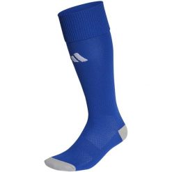 Getry piłkarskie Adidas Milano 23. Niebieskie legginsy długie sportowe Adidas, bez wzorów, do piłki nożnej. Za 34.00 zł.