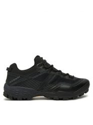 Mammut Trekkingi Ducan II Low GTX GORE-TEX 3030-05060 Czarny. Czarne botki sznurowane Mammut, bez wzorów, z gore-texu, bez obcasa, bez zapięcia. Za 899.99 zł.