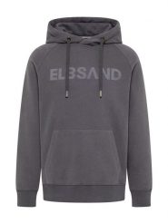ELBSAND Bluza "Kare" w kolorze antracytowym rozmiar: L. Czarne bluzy ELBSAND, l, bez wzorów, z bawełny, z kapturem. Za 164.95 zł.