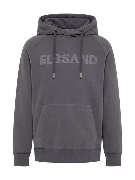 ELBSAND Bluza "Kare" w kolorze antracytowym rozmiar: L. Czarne bluzy ELBSAND, l, bez wzorów, z bawełny, z kapturem. Za 174.95 zł.