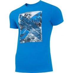T-shirt męski TSM025A - denim. T-shirty 4F. W wyprzedaży za 44.99 zł.