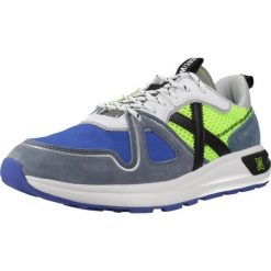 Buty MUNICH FUTTURA 05 Niebieski. Niebieskie buty trekkingowe munich, bez wzorów, ze skóry, bez zapięcia, trekkingowe. Za 533.99 zł.