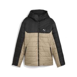 Męska kurtka wyściełana Essentials z kapturem PUMA Ice Coffee Beige. Brązowe kurtki Puma, m, bez wzorów, z puchu, z kapturem. Za 399.00 zł.