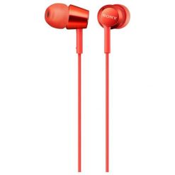 Sony Mdr-ex155ap, Czerwony. Słuchawki douszne marki Sony. W wyprzedaży za 76.00 zł.