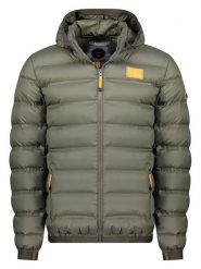 Geographical Norway Kurtka zimowa "Boomboom" w kolorze khaki rozmiar: L. Brązowe kurtki Geographical Norway, na zimę, l, bez wzorów, bez kaptura. Za 293.59 zł.