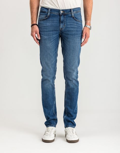 MUSTANG OREGON SLIM MĘSKIE SPODNIE JEANSOWE JEANSY DŻINSY DENIM BLUE 1015041 5000 702. Niebieskie jeansy Mustang, l. W wyprzedaży za 169.99 zł.