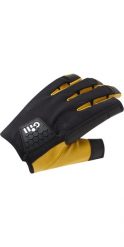 Rękawiczki żeglarskie Pro Gloves z długimi palcami, czarne. Czarne rękawiczki GILL, bez wzorów. Za 251.80 zł.