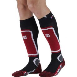 Skarpetki Monnet Backside+. Czerwone skarpety MONNET, bez wzorów. Za 154.00 zł.