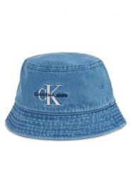 Calvin Klein Kapelusz Mono Logo Denim Bucket Hat LV04G5021G Niebieski. Niebieskie kapelusze CALVIN KLEIN, bez wzorów, z bawełny. Za 139.99 zł.