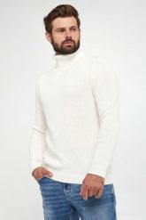Golf męski wełniany Orlino JOOP! JEANS. Golfy JOOP! Jeans, m, bez wzorów, z jeansu, bez ramiączek. W wyprzedaży za 538.85 zł.