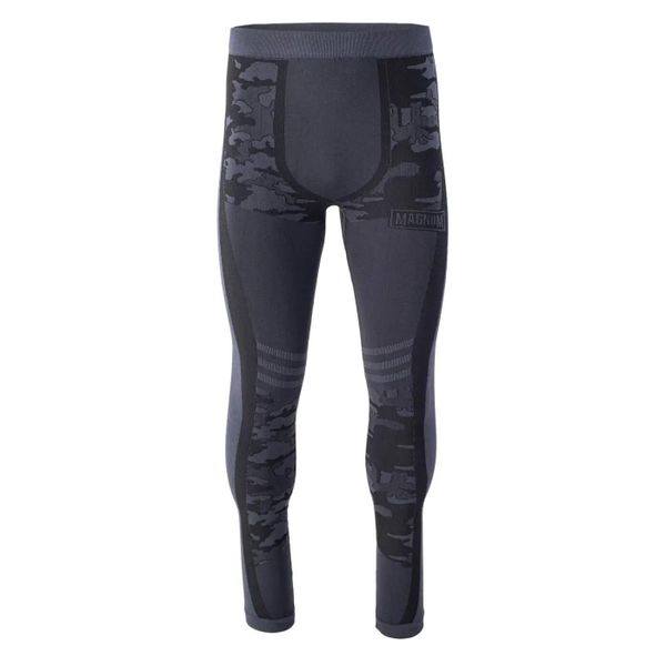 Legginsy termiczne Magnum Bottom. Niebieskie legginsy długie sportowe MAGNUM, s, bez wzorów, z elastanu. Za 176.88 zł.