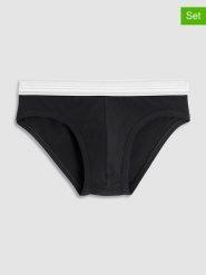 COTONELLA Slipy (2 pary) w kolorze czarnym rozmiar: M. Czarne slipki COTONELLA, m, bez wzorów. Za 39.40 zł.