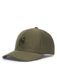 BOSS Czapka z daszkiem Zed B Icon 50566252 Zielony ciemny. Zielone czapki z daszkiem Boss, bez wzorów, z bawełny. Za 259.99 zł.