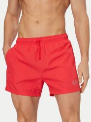 EA7 Emporio Armani Szorty kąpielowe 7M001677 AF13019 M4093 Czerwony Regular Fit. Czerwone kąpielówki EA7 Emporio Armani, m, bez wzorów, z syntetyku. Za 279.99 zł.