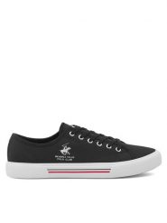 Beverly Hills Polo Club Tenisówki M-24MVS5012 Czarny. Czarne trampki Beverly Hills Polo Club, m, bez wzorów, bez zapięcia. Za 149.99 zł.