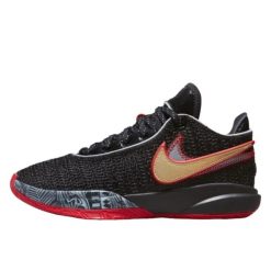Nike LeBron 20 Miami Heat. Czarne buty do koszykówki Nike, bez zapięcia, do koszykówki. Za 674.57 zł.