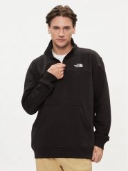 The North Face Bluza Essential NF0A87FC Czarny Relaxed Fit. Czarne bluzy The North Face, m, bez wzorów, z bawełny, bez kaptura. Za 449.99 zł.