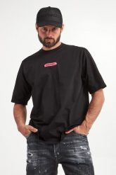 T-shirt męski DSQUARED2. T-shirty Dsquared2, m, bez wzorów, bez kołnierzyka, bez ramiączek. W wyprzedaży za 733.85 zł.