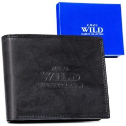 Portfel skórzany Always Wild AW-N7-MAL. Portfele Always Wild, bez wzorów, ze skóry. Za 43.99 zł.