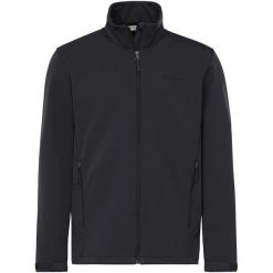 Kurtka softshellowa M Everhike Softshell J. Czarne kurtki Vaude, m, bez wzorów, z materiału, bez kaptura. Za 496.45 zł.