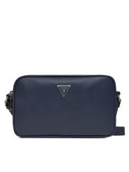 Guess Saszetka Certosa Saffiano Eco Mini Bags HMECSA P3329 Granatowy. Niebieskie saszetki i nerki Guess, z aplikacjami, z materiału. Za 479.99 zł.