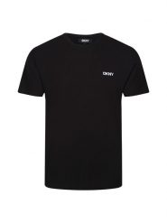 DKNY Koszulka w kolorze czarnym rozmiar: L. Czarne bezrękawniki DKNY, l, bez wzorów, z bawełny, bez kołnierzyka, bez ramiączek. Za 89.95 zł.