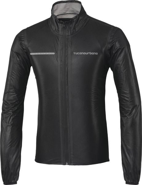 Kurtka wodoodporna Tucano Urbano Nano Rain Corsa. Czarne kurtki TUCANO URBANO, l, bez wzorów, bez kaptura. Za 228.05 zł.