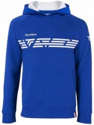 Bluza z kapturem męska Tecnifibre Fleece Hoodie. Niebieskie bluzy z kapturem TECNIFIBRE, m, bez wzorów, z bawełny, bez kaptura. Za 249.99 zł.
