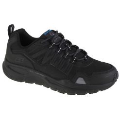 Buty trekkingowe męskie, Skechers Escape Plan 2.0 Ashwick. Czarne buty trekkingowe Skechers, bez wzorów, z materiału, bez zapięcia. Za 372.00 zł.