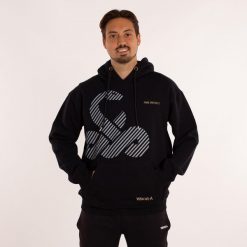 Bluza Vibor-a Seoanei w kolorze czarnym. Czarne bluzy z kapturem VIBORA, m, bez wzorów, z bawełny, z kapturem. Za 246.99 zł.