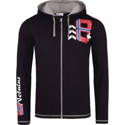 Bluza "Nelo" w kolorze czarnym. Bluzy z kapturem marki Nebulus, m, z aplikacjami, z kapturem. W wyprzedaży za 130.95 zł.