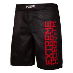 Spodenki do Grapplingu MMA BJJ K1 męskie EXTREME HOBBY BLACK ARMOUR. Czarne krótkie spodenki sportowe EXTREME HOBBY, m, bez wzorów, z poliesteru. Za 219.00 zł.