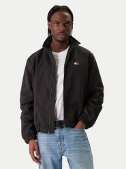 Tommy Jeans Kurtka przejściowa Essential DM0DM22720 Czarny Regular Fit. Czarne kurtki Tommy Jeans, m, bez wzorów, z jeansu, bez kaptura. Za 529.99 zł.
