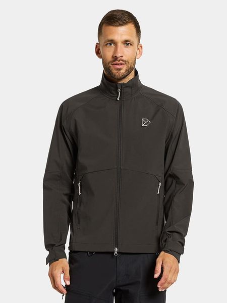 Didriksons Kurtka funkcyjna "Lares" w kolorze czarnym rozmiar: L. Czarne kurtki outdoor i hardshell Didriksons, l, bez wzorów, bez kaptura. Za 278.45 zł.