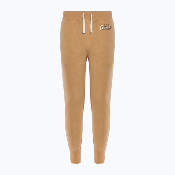 Spodnie dziecięce GAP V-Fall Fash Logo Jogger. Brązowe joggery i bojówki GAP, s, bez wzorów, z materiału. Za 149.99 zł.