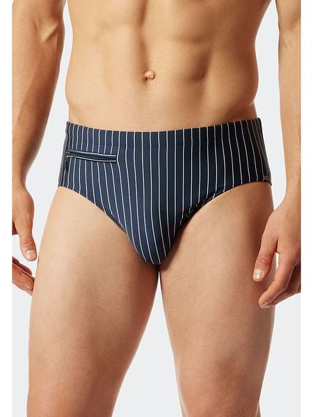 Schiesser Kąpielówki w kolorze granatowym rozmiar: 4XL. Niebieskie kąpielówki Schiesser, xl, bez wzorów, z materiału. Za 69.75 zł.