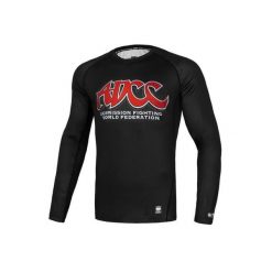Longsleeve męski Pitbull Rashguard ADCC Camo. Czarne odzież kompresyjna PITBULL, m, bez wzorów. Za 159.00 zł.