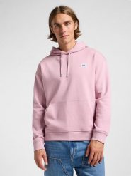 MESKA BLUZA LEE WW HOODIE SOFT MAUVE 112364139. Fioletowe bluzy Lee, m, bez wzorów, bez kaptura. Za 159.99 zł.