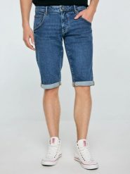 Szorty męskie jeansowe granatowe Conner 581. Niebieskie szorty BIG STAR, m, bez wzorów, z denimu. Za 199.99 zł.