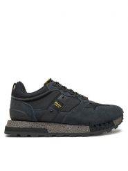 Blauer Sneakersy F4HERON02/COS Granatowy. Niebieskie buty sportowe casual Blauer, bez wzorów, z materiału, bez zapięcia. Za 699.99 zł.
