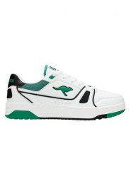 Kangaroos Sneakersy "K-Draft Center" w kolorze biało-zielono-czarnym rozmiar: 45. Białe buty sportowe casual Kangaroos, bez wzorów, bez zapięcia. Za 130.99 zł.