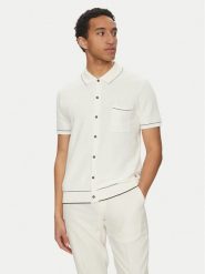 Liu Jo Sweter QA5040 MA71P Biały Regular Fit. Białe swetry rozpinane Liu Jo, m, bez wzorów, z bawełny, bez kołnierzyka, bez ramiączek. Za 379.99 zł.
