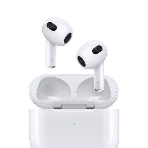 Apple AirPods (3rd generation) AirPods Zestaw słuchawkowy Bezprzewodowy Douszny Połączenia/muzyka Bluetooth Biały. Białe słuchawki bezprzewodowe Apple. Za 626.99 zł.