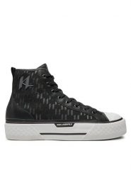 KARL LAGERFELD Trampki KL50454 Czarny. Czarne trampki KARL LAGERFELD, m, bez wzorów, bez zapięcia. Za 619.99 zł.