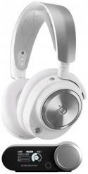 SteelSeries Arctis Nova Pro WL X White. Białe słuchawki bezprzewodowe STEELSERIES. Za 1,199.00 zł.