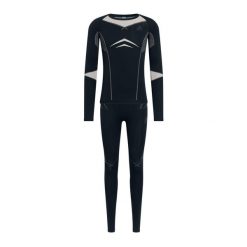 Komplet bielizny termoaktywnej męskiej ODLO Fundamentals Performance Warm. Czarne bielizna termoaktywna ODLO, na zimę, m, bez wzorów, bez ramiączek, narciarskie. Za 309.99 zł.