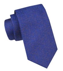 Krawat Męski - Alties - Niebiesko-Brązowy Melanż. Niebieskie krawaty i muchy Alties, bez wzorów, z tkaniny. Za 49.00 zł.