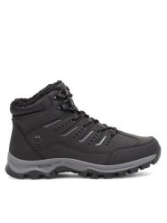 Sprandi Trekkingi SMP07-91327-01 Czarny. Czarne botki sznurowane Sprandi, bez wzorów, z materiału, bez obcasa, bez zapięcia. Za 199.99 zł.
